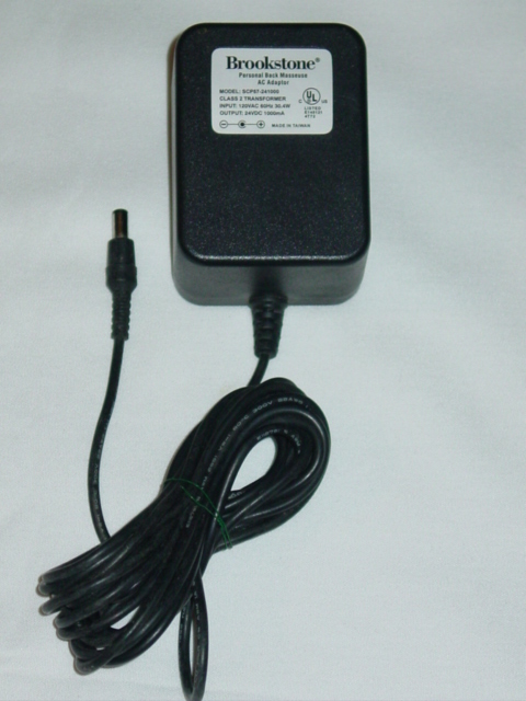 NEW Brookstone SCP57-241000 AC Adapter 24V 1000mA 1A SCP57241000 NEW Brookstone SCP57-241000 AC Adapter 24V 1000mA 1A SCP57241000